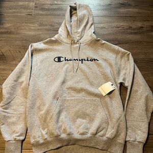 Champion Heather Gray Pullover Hoodie